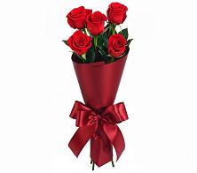 Букет 5 Красных роз Эдлесс Лав в Клишино