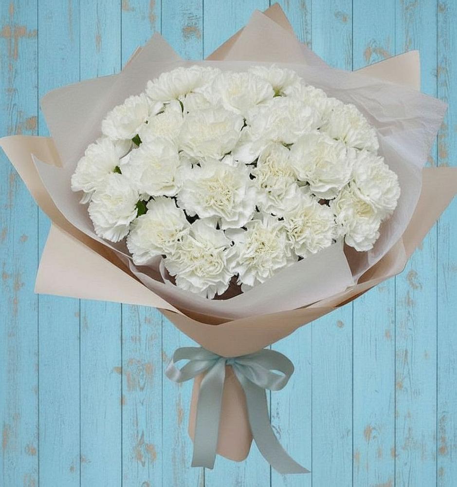 Букет цветов из: Гвоздики в Клишино