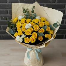 Букет цветов из:  Розы #REPLACE_PRED# Клишино