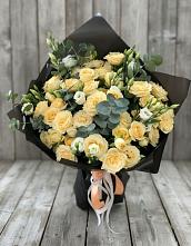 Букет цветов из:  Розы и Лизиантусы #REPLACE_PRED# Клишино