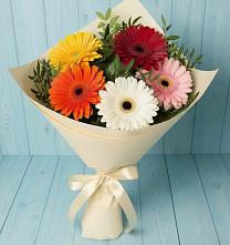 Букет цветов из:  Герберы в Клишино