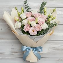 Букет цветов из:  Лизиантусы #REPLACE_PRED# Клишино