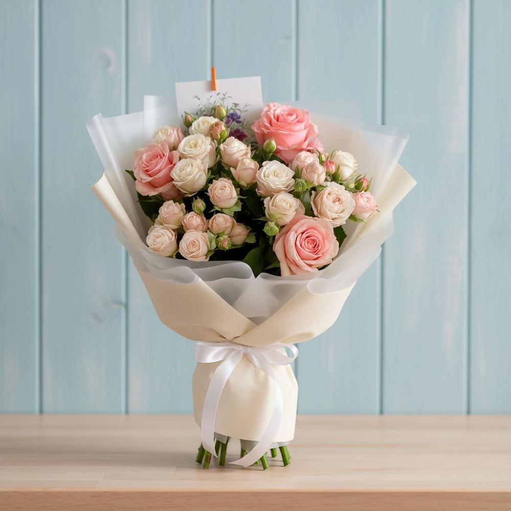 Букет цветов из: Розы в Клишино