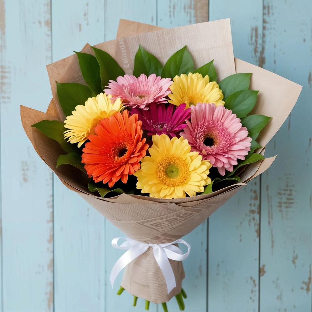Букет цветов из: Герберы в Клишино