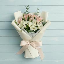 Букет цветов из:  Альстромерии в Клишино