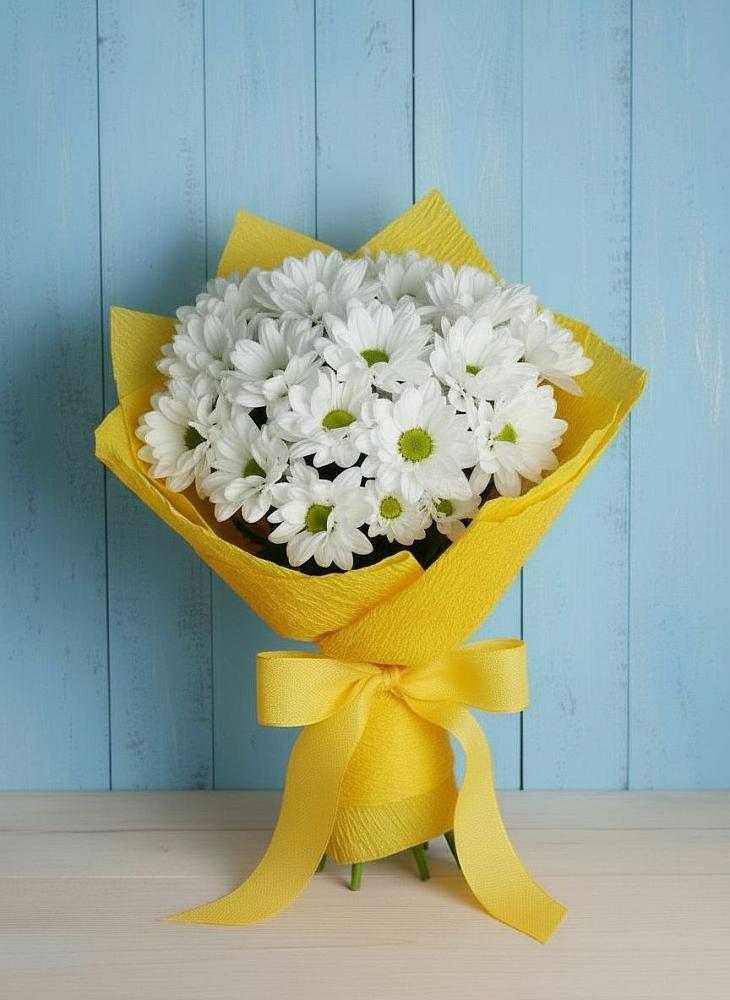 Букет цветов из: Хризантемы в Клишино