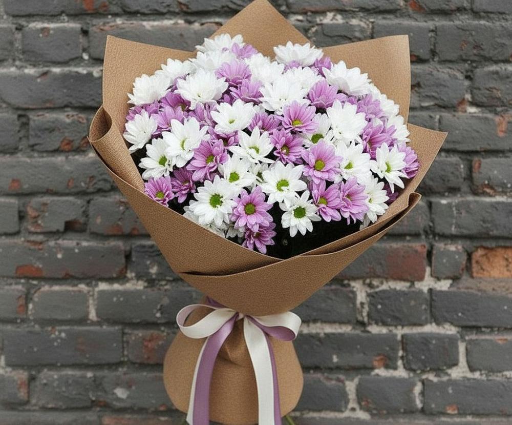 Букет цветов из: Хризантемы в Клишино