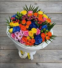 Букет цветов из:  Розы и Хризантемы в Клишино