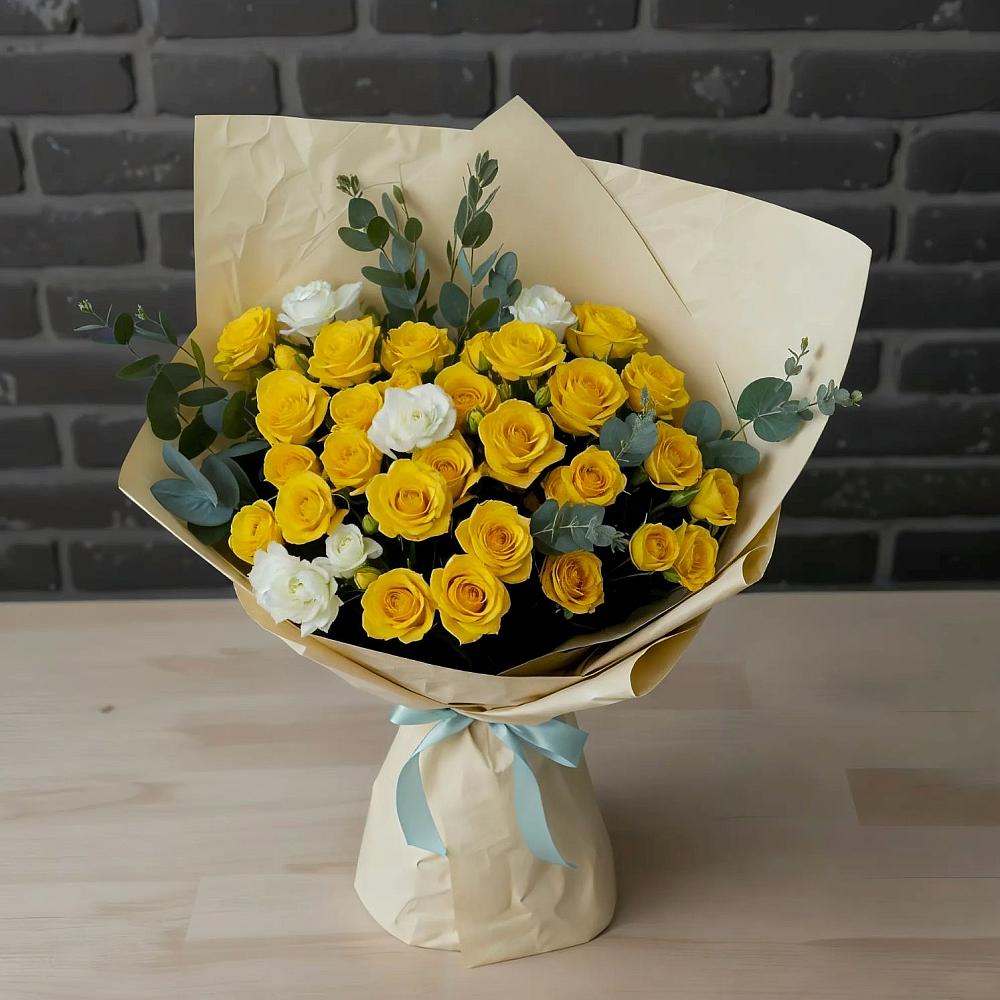 Букет цветов из: Розы в Клишино