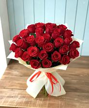 Букет 29 Красных роз в Клишино