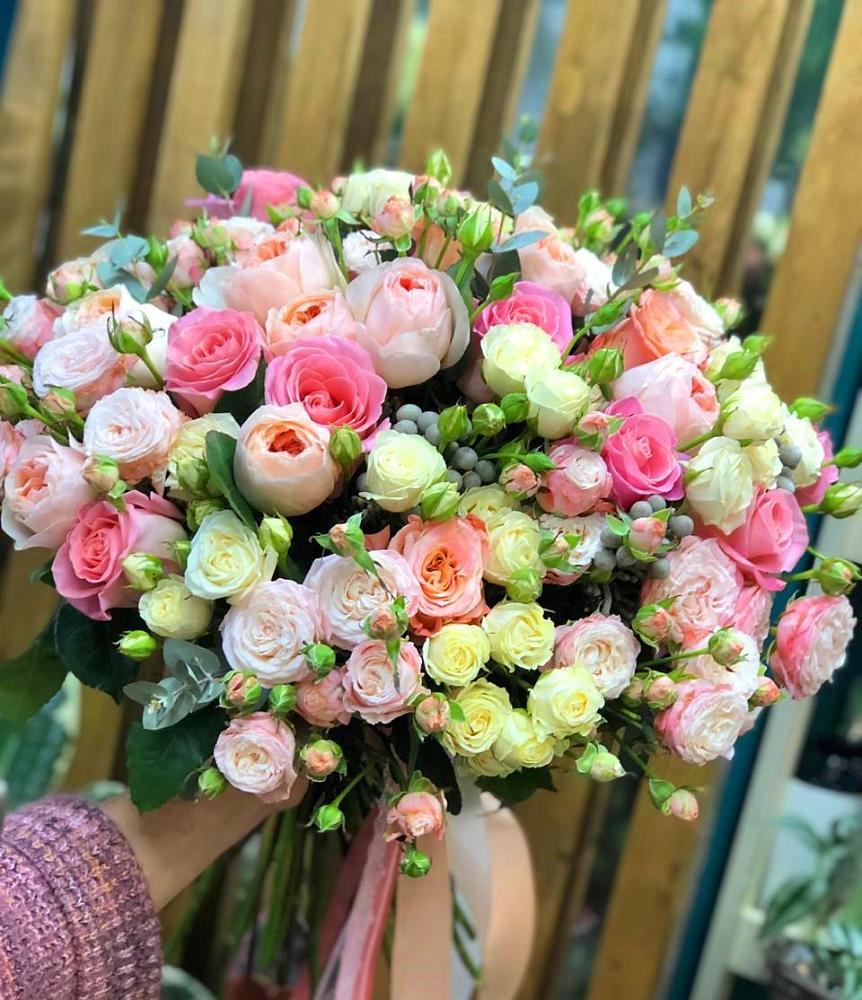 Букет цветов из: Розы в Клишино