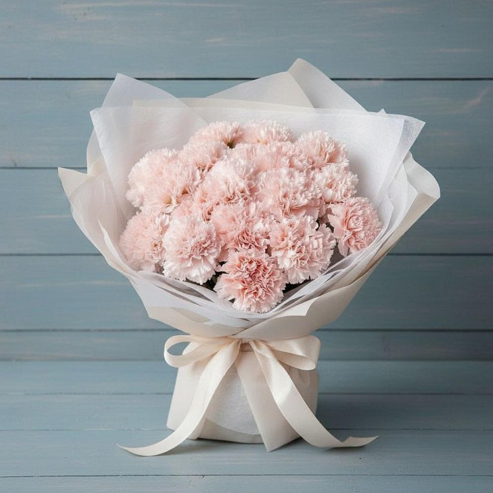 Букет цветов из: Гвоздики в Клишино