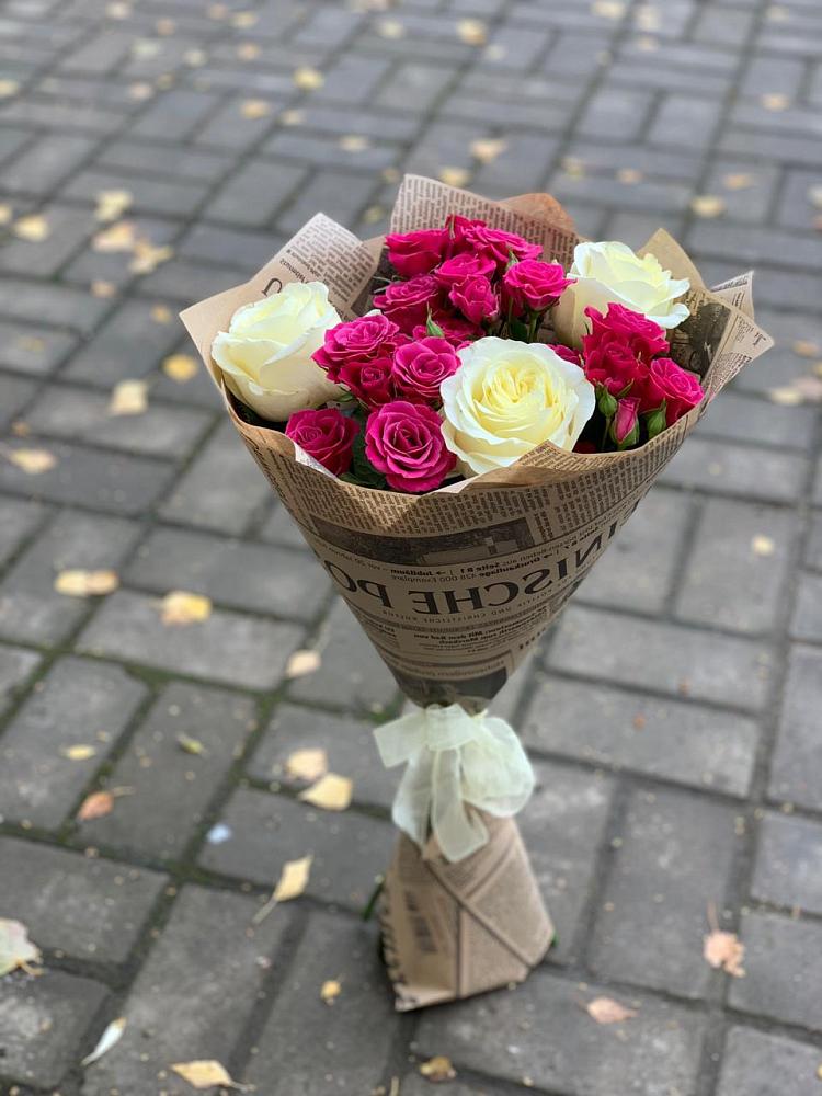 Букет цветов из: Розы в Клишино