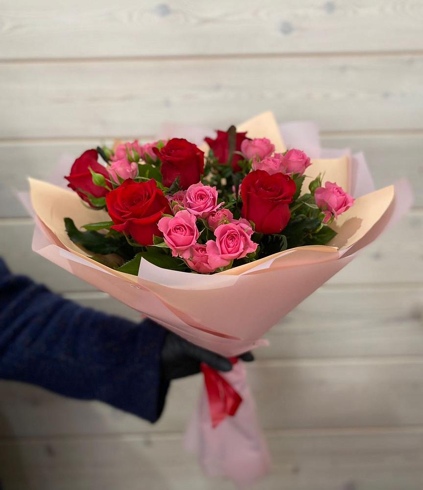 Букет цветов из: Розы в Клишино